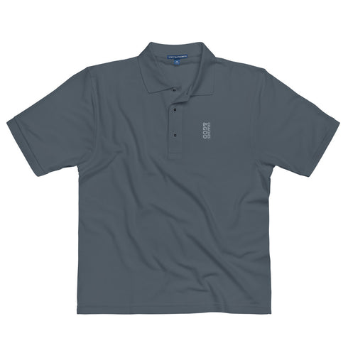 1STAR Coaches &God Vertical Smoke Men'S Premium Polo